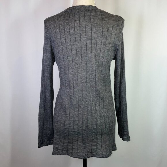 Intimissimi Charcoal Button-Up Cardigan - Picture 3 of 10